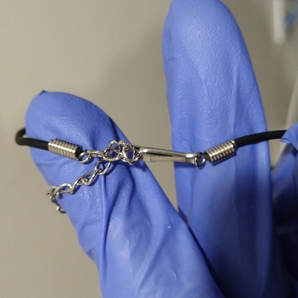 The Ram (Aries) March 21– April 19 Black Zodiac Pendant Rubber Cord Necklace - Picture 5 of 5